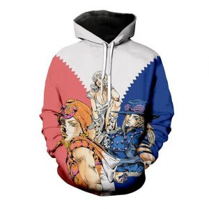 JoJo's Bizarre Adventure - Steel Ball Run Characters Hoodie JS1111 XS Official JOJO Merch