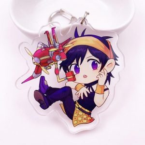 JoJo's Bizarre Adventure - Narancia Ghirga x Aerosmith Chibi Keychain JS1111 Default Title Official JOJO Merch